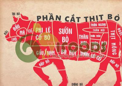 Các thành phần thịt bò