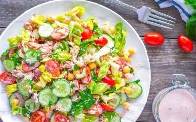 Công thức làm salad cá ngừ đơn giản