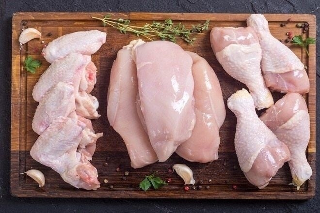 Thực phẩm ăn với thịt gà sẽ sinh bệnh